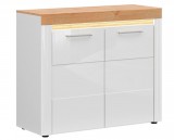 Black Red White HORTON komód 2 ajtóval - KOM2D