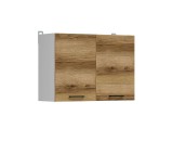 Black Red White JUNONA LINE - G2D/80/57 - Felsőszekrény elem (világos Delano tölgy)