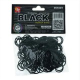 Black Rubber Band Hajgumi 15 mm - 250 db (Fekete)