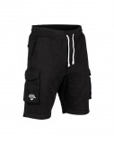 BLACK US COTTON SWEATSHORTS - melegítőnadrág, rövid, fekete, MIL-TEC