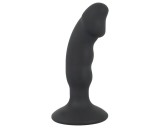 Black Velvets - akkus, péniszes anál vibrátor (fekete)