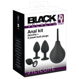 Black Velvets Black Velvet - anál dildó szett (4 részes) - fekete