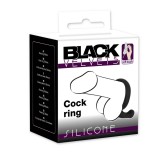 Black Velvets Black Velvet péniszgyűrű gátstimulálóval (fekete)