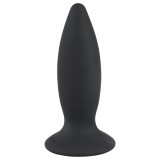 Black Velvets S - akkus, kezdő anál vibrátor - kicsi (fekete)