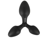 Black Velvets - tripla anál plug (fekete)