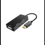 BlackBird 3in1 Dokkoló Displayport (VGA, HDMI, DVI) (BH1355) (BH1355)