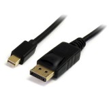BlackBird BH1244 Displayport 1.2 apa - Mini Displayport 1.2 apa, 60 Hz, 2 m Fekete kábel