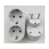 BlackBird BH1615 Hálózati Dugalj 2 aljzatos elosztó - Fehér (BH1615)