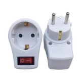 BlackBird BH1620 Hálózati Dugalj kapcsolóval - Fehér (BH1620)