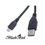 BlackBird Kábel USB Összekötő A-B, 5m, Male/Male (BH1275)