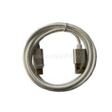 BlackBird Type-C USB Adatkábel 1m, Fehér 2A (Extra erős anyagból) (BH205_WHITE)