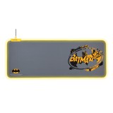 Blade Batman LED Gaming Egérpad 800 x 300 mm - Szürke mintás (BATPCMPAD)
