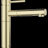 Blanco ALTA-S II csaptelep zuhanyváltós fejjel satin gold HD 527554