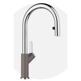 BLANCO CARENA-S VARIO Kihúzható Zuhanyfejes Csaptelep Vulkánszürke