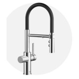 BLANCO CATRIS-S FLEXO FILTER Zuhanyváltós Csaptelep Króm