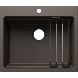 Blanco ETAGON 6 gránit mosogató kávé lefolyó nélkül 527752