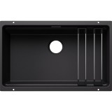 Blanco ETAGON 700-U aláépíthető gránit mosogató fekete lefolyó nélkül 527762