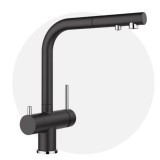 BLANCO FONTAS-S II Kihúzható Csaptelep Víztisztítóhoz Fekete