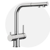 BLANCO FONTAS-S II Kihúzható Csaptelep Víztisztítóhoz PVD Steel