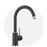 BLANCO GRÁNIT MOSOGATÓ CSAPTELEP MIDA Fekete