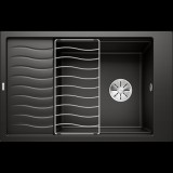 BLANCO GRÁNIT MOSOGATÓ MEDENCE ELON XL 6S FEKETE