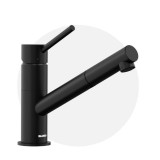 BLANCO KANO-S csaptelep Kihúzható Fejjel Matt Fekete