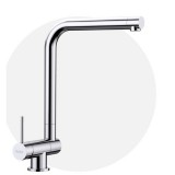 BLANCO LARESSA-F Ablak Elé Szerelhető Csaptelep, Balos Karral, Króm