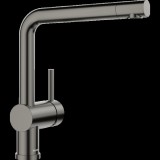 Blanco LINUS-S csaptelep kihúzható csapfej satin dark steel 527733