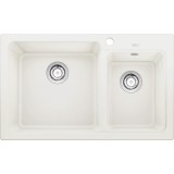 BLANCO NAYA 8 Kétmedencés Gránit Mosogató Medence Fehér