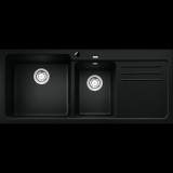 Blanco NAYA 8 S balos fekete gránit mosogató exc. n. 525945