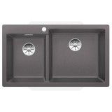 Blanco PLEON 9 mosogatótálca palaszürke két medencés gránit 523058
