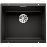 BLANCO SUBLINE 500-U Aláépíthető Gránit Mosogató Medence Fekete
