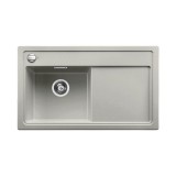 BLANCO ZENAR 45S Gránit Mosogató Medence Fa Vágódeszkával Bal Gyöngyszürke
