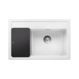 BLANCO ZENAR XL 6S Compact Gránit Mosogató Medence Üveg Vágólappal Fehér OUTLET