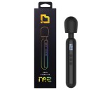 BLAQ - nagy digitális masszírozó vibrátor (fekete)