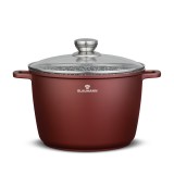 Blaumann BL-4087 6,2L Cerastone Lábas Üveg fedővel Ø 24cm 6.2L - Bronz (BL-4087)