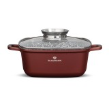 Blaumann BL-4091 Cerastone Főzőedény üveg fedővel Ø 22cm 3.5L - Bronz (BL-4091)