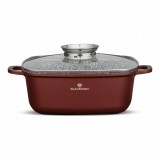 Blaumann BL-4094 Cerastone Kerámia edény Üveg Fedővel 28x11cm 6,5L - Bronz (BL-4094)