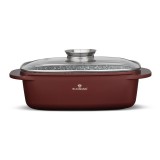 Blaumann BL-4097 Cerastone Aluminium Sütőedény Üveg fedővel 35x21 6L - Bronz (BL-4097)