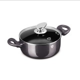 Blaumann Blauman BL-3963 Carbon Pro Alumínium Lábas Üveg fedővel Ø 20cm 2,5L - Fekete (BL-3963)