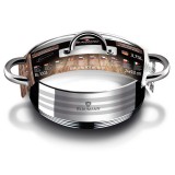 Blaumann Gourmet Line, 3,75 literes lábas, hőálló üveg fedővel - Ingyenes szállítással