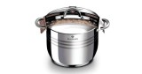 Blaumann Gourmet Line, 5,8 literes, rozsdamentes fazék, hőálló üveg fedővel - Ingyenes szállítással