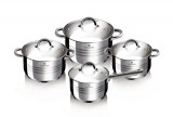 Blaumann Gourmet Line 8 részes rozsdamentes acél edénykészlet BL-3115