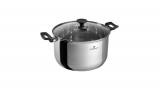 Blaumann - Gourmet Line Blaumann Gourmet Line rozsdamentes acél magas lábas fedővel, bakelit fogóval, 26 cm
