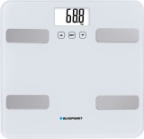 Blaupunkt BSM501, Max. 150 kg, Négyszögletes, Elektronikus, Fehér személymérleg