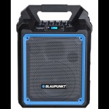 Blaupunkt MB06 Bluetooth hangszóró FM rádióval és MP3 lejátszóval karaoke funkcióval fekete-kék (MB06) - Hangszóró