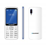 Blaupunkt V25 4G mobiltelefon, kártyafüggetlen, Dual SIM, fehér