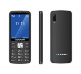 Blaupunkt V25 mobiltelefon, kártyafüggetlen, Dual SIM, fekete