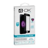 Blautel 4-OK Apple iPhone SE (2022) képernyővédő üveg (3D full glue, íves, teljes felületén tapad, tok barát, karcálló, 9H) feke