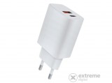 Blautel 4-OK CVPD2U hálózati töltő, USB/Type-C, fehér